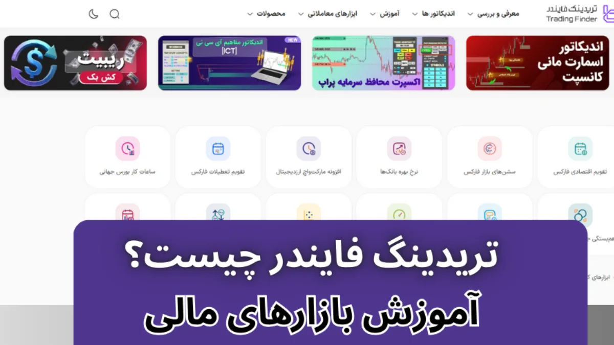 تریدینگ فایندر چیست؟ آموزش بازارهای مالی فارکس_ارزهای دیجیتال_پراپ ها