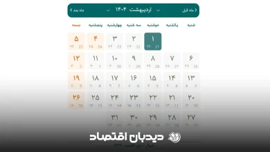 تقویم امروز