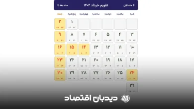 تقویم خرداد