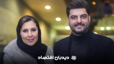 سام درخشانی و همسرش