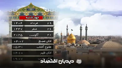 اذان مغرب امروز