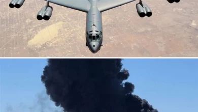 سقوط بمب‌افکن راهبردی B-52 آمریکا در کالیفرنیا